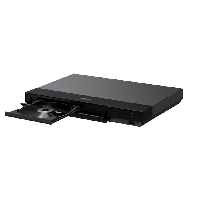 Sony UBP-X700 4K UHD Blu-ray player with open player door