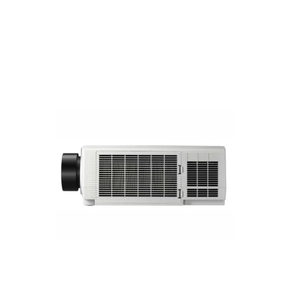 نمای کناری پروژکتور NEC PA803U با طراحی مشبک برای تهویه هوا