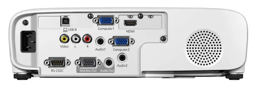 ورودی‌ها و اتصالات متعدد ویدئو پروژکتور اپسون EPSON EB-E20